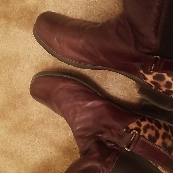 Stuart Weitzman 50/50 Adjustables Leather Tall boots - Picture 15 of 16